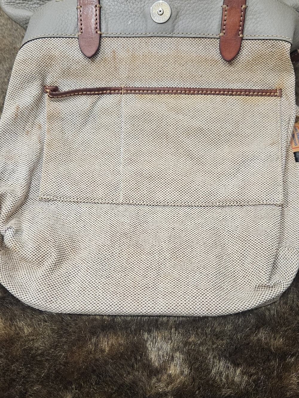 DOONEY& BOURKE Authentic Leather Satchel Handbag.Fair Condition Refer To Picture - Picture 13 of 16